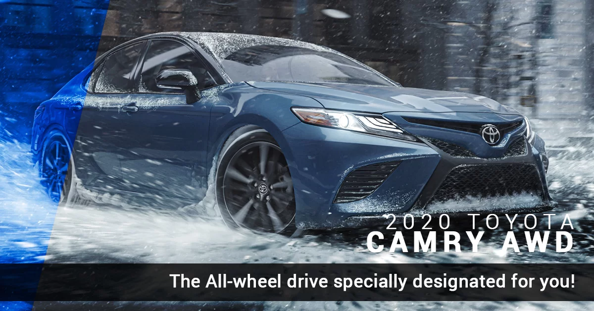 The Toyota Camry AWD has finally arrived in Beauce-Appalaches!