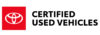 Toyota Certified logo 100x35